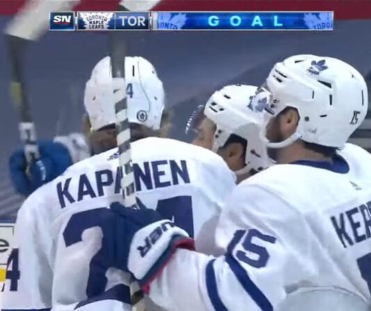 Kasperi Kapanen toronto maple leafs playoffs nhl