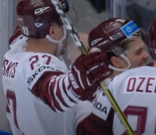 Latvian joukkue Petteri Nummelin