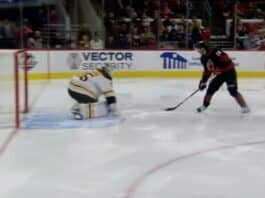 Seth Jarvis viimeistelee läpiajosta