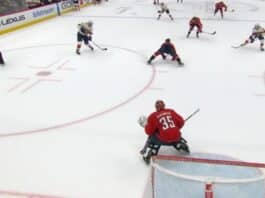 Aleksander Barkov voittomaali Washington Capitalsin verkkoon