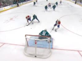 Jesse Ylönen viimeistelee maalin