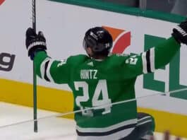 Roope Hintz Dallas-Chicago hattutemppu