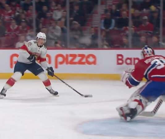 Anton Lundell Florida Panthers (kolme suomalaista teki maalin neljän minuutin sisään)